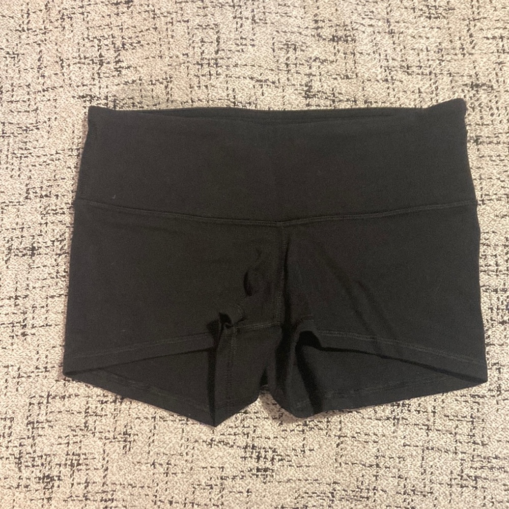 Black lululemon shorts, size 2